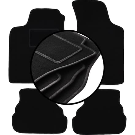 Complete set veloursmatten voor: Volkswagen Vento sedan (1991-1997)