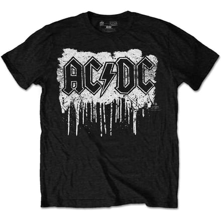 AC/DC Unisex volwassene druipend van opwinding T-Shirt (Zwart)