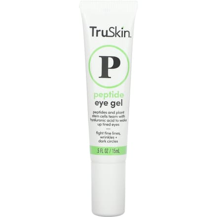 TruSkin, Peptide Eye Gel, 0.5 fl oz (15 ml) white