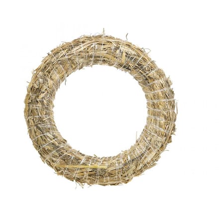 Natuurlijke strokransset 30 cm Ø 10 stuks - Ideaal voor knutselwerkjes