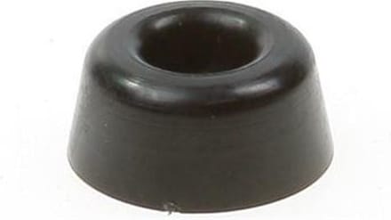Closetbuffer 20x10mm Zwart - 100 Stuks