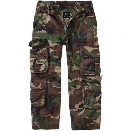 Brandit - Pure Kinder Cargobroek - Kids 122/128 - Groen