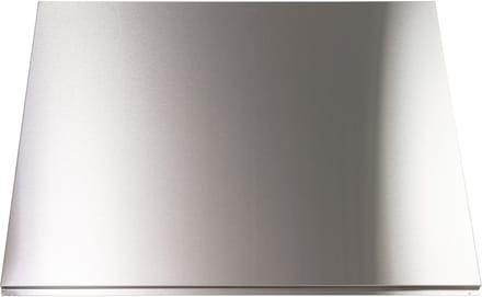 RVS achterwand, 90 cm breed