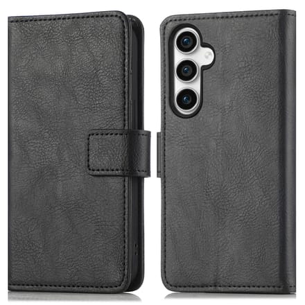 imoshion Hoesje - Geschikt voor Samsung Galaxy S23 FE - Luxe Bookcase - Zwart