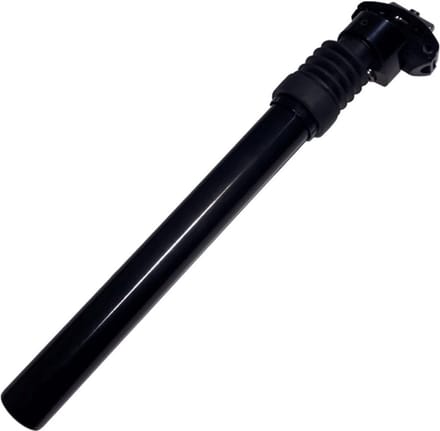 Verstelbare Zadelpen met Vering - 27,2mm Diameter - Zwart voor Fietsen