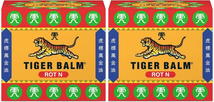 Tiger Balm Rood - Tijgerbalsem - Spierbalsem - 2 x 19 gram