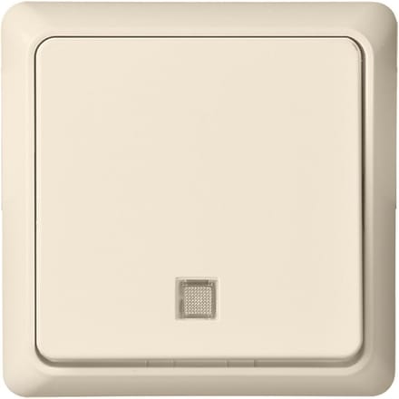 Verlichte Knop voor Inbouwmontage - 10A - IP20 - Zuiver Wit