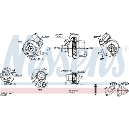 Supercharger, drukvulling NISSENS 93427