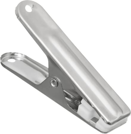 5Five wasknijpers - 48x stuks - van RVS - Was ophangen - Was knijpers - 6 cm
