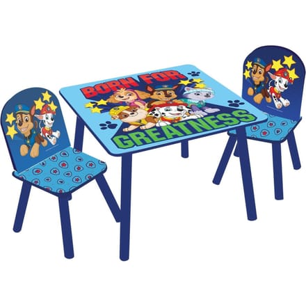 Paw Patrol Kindertafel met 2 Stoeltjes