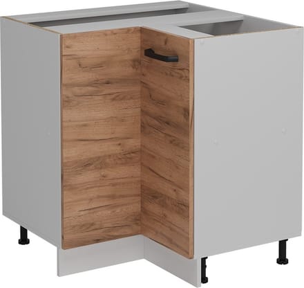 Vicco R-Line Hoekkast – 75.6 cm zonder werkblad Krachtige eik goud