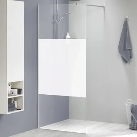Sealskin Inloopdouche Mix&match 98x200cm - Geborsteld Rvs Profiel - 8 Mm Helder Glas