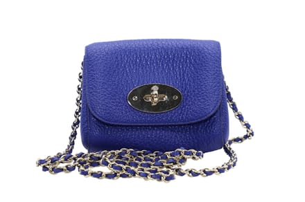 Mulberry Classic Lily in Blauwe Kalfsleer