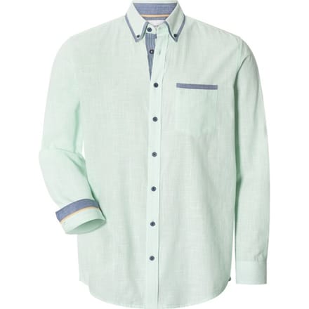 Babista herren Overhemd - 45/46 - mint - Plus Size
