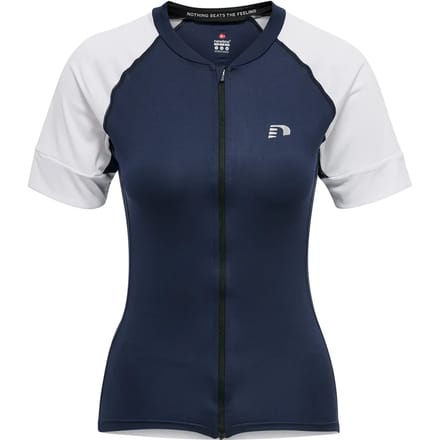 Newline Sport Core Korte Mouw Wielertrui Blauw L Vrouw