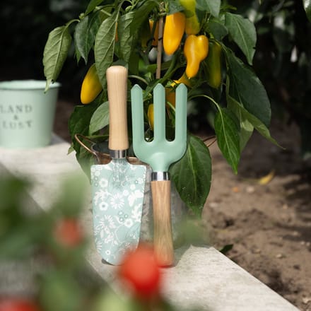 Tuingereedschapset tuinhark tuinschep 25/28cm