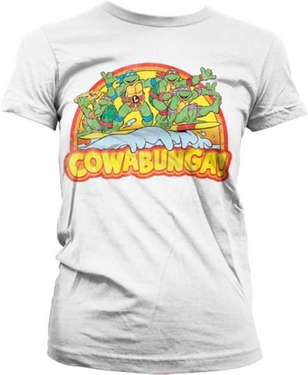 Teenage Mutant Ninja Turtles Dames Tshirt -2XL- Cowabunga Wit
