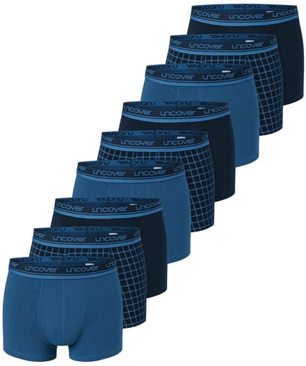 uncover by Schiesser Heren retro short / pant 9 pack Cotton