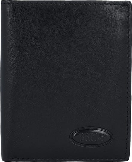 BRIC'S Leren kaarthoes Monte Rosa Card Holder Black zwart