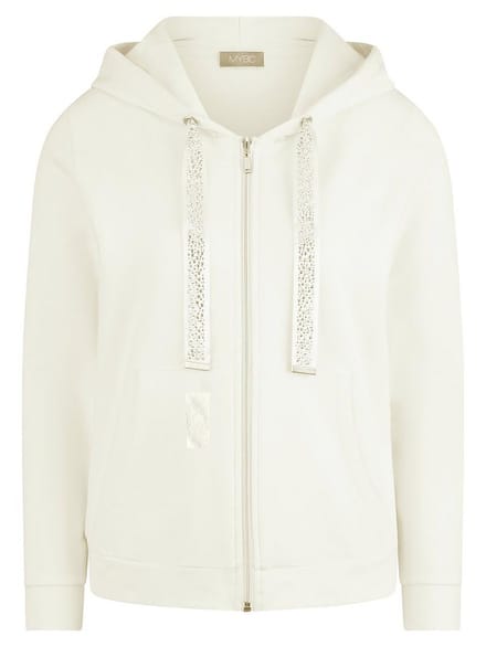 Capuchonsweatvest Van MYBC wit