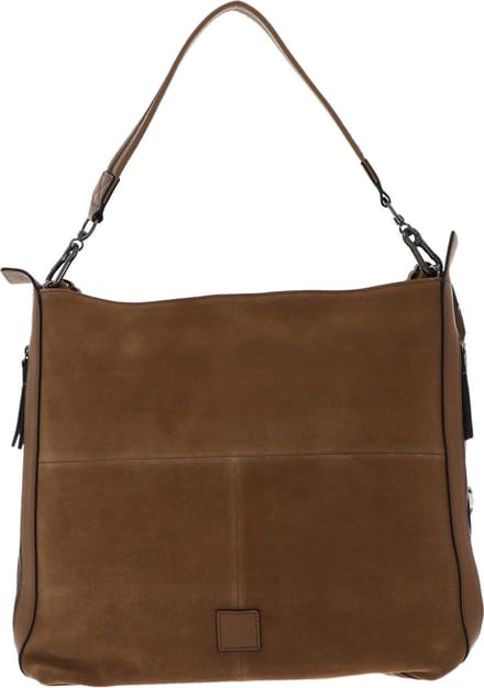 FREDsBRUDER Leren Schoudertas Lazap Hobo Bag Iced Coffee Bruine