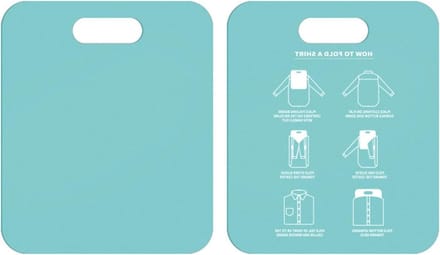 Kleding Vouwplank - Kleding Organizer - Efficiënt Vouwen - Uniforme Maten - 30.5 x 25.3 cm - Lichtblauw