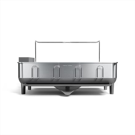 Simplehuman Afdruiprek RVS - Vrijstaand - Zwart/Grijs