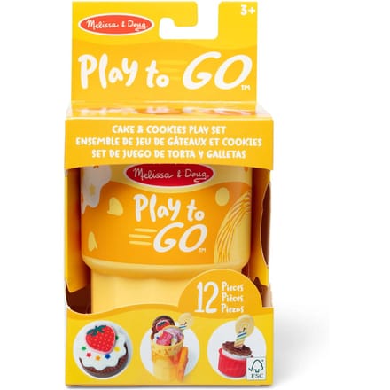 Melissa & Doug - Cake & Koekjes Speelset voor Onderweg - Houten Speelgoed