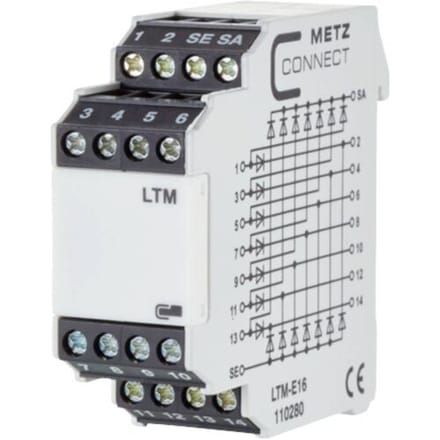 Metz Connect LTM-E16 Lampentestmodule 250, 250 V/AC, V/DC (max) Piece 1 stuk(s)