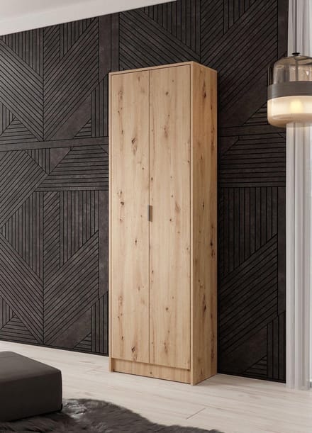 Meubella - Schoenenkast Nicole - Eiken - 60 cm