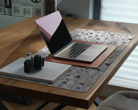 Coloray Bureau Onderlegger - Steenkunst Computer Mat - 100 cm x 50 cm - Veelkleurig Bureau Onderlegger - Bureau Pad - Bureau Mat - Bureaumat - Onderlegger Bureau
