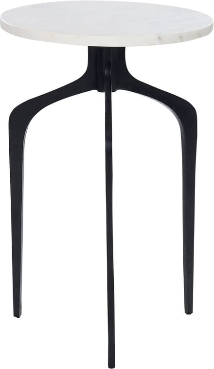 TIHOI - Bijzettafel - Wit - Marmer