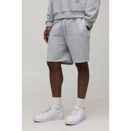 Essential Relaxed Fit Short | Grey Marl | Size Medium