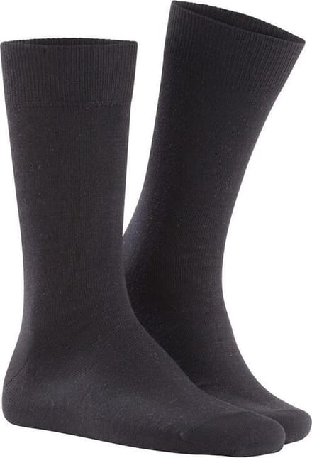 Kunert WOOL CARE  Heren Sokken - Black - Maat 43/46
