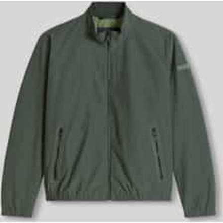 regular fit blouson van katoenmix met opstaande kraag