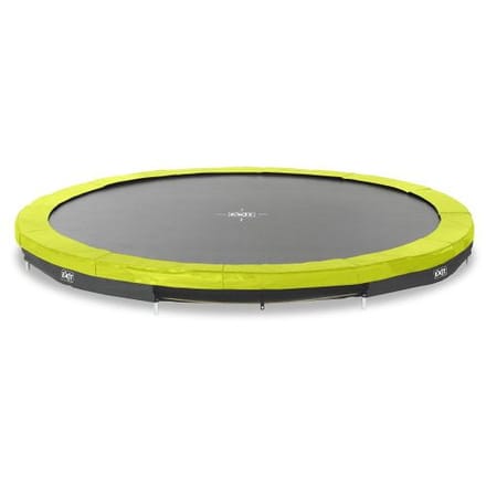 EXIT Silhouette Sporttrampoline ø366cm - Inground - Ingraaftrampoline - Rond - Voor Kinderen - Groen