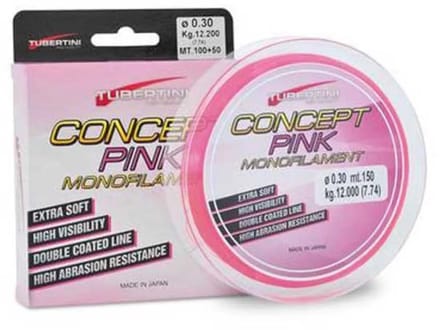 Tubertini Concept Monofilament 150 M Roze 0.250 mm