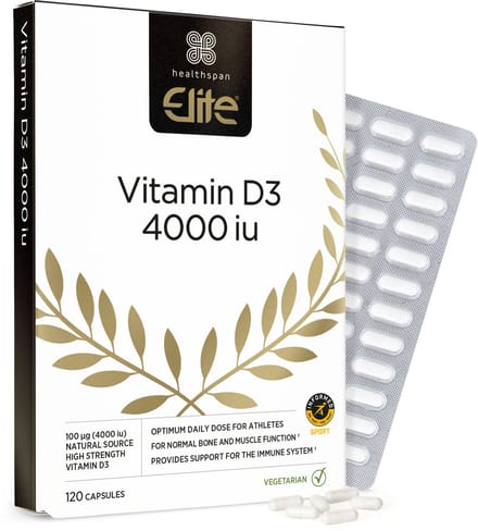Healthspan Elite Vitamin D3 - Vitamine D Supplement 4000 IU - 120 Tabletten