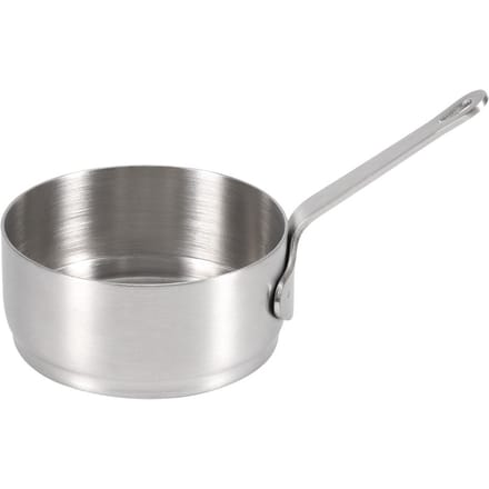Roestvrijstalen jusbeker, pepersauskom, servies, keukenhulpmiddel met handvat gray