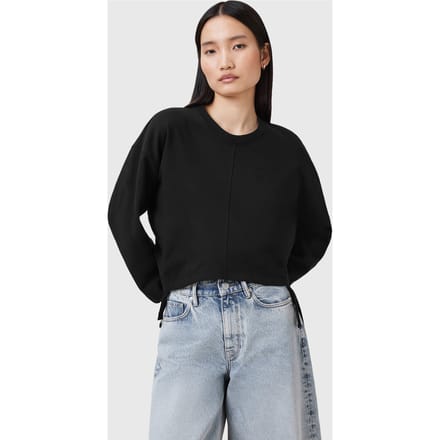 AllSaints Mira Haven Sweat Black Größe: M | Pullover Outlet | Damen | Schwarz
