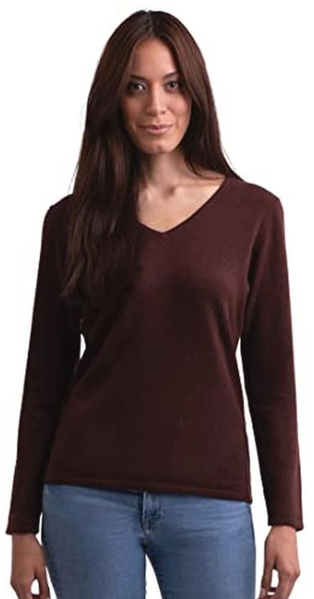 Dames Kasjmier V-hals Sweater