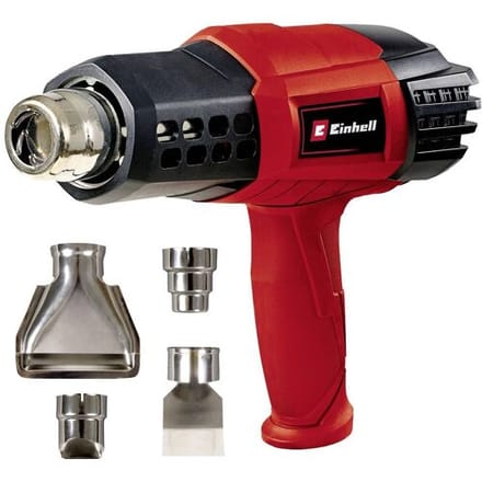 Einhell Elektrische Verfafbrander TE-HA 2000 E - 2.000 W - 9 temperatuurinstellingen 50-550° - 3 luchtstroom standen - Incl. uitgebreide nozzle-accessoires