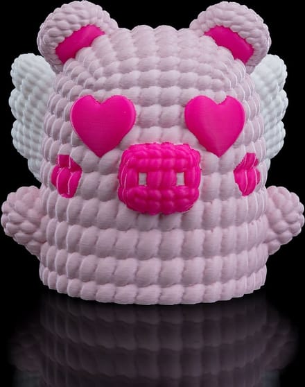 Cupig valentijnsbeeldje / doosje valentijnsdag 3d geprint