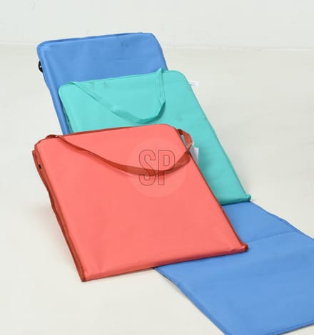 Probeach-Strandmat-met rugleuning-makkelijk draagbaar-diverse kleuren