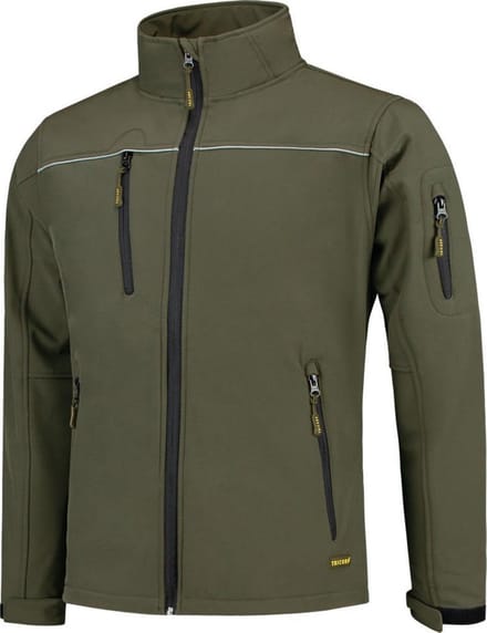 Tricorp Softshell Jack 402006 - Mannen - Leger - L