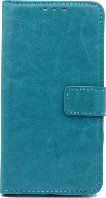 HB Hoesje Geschikt voor Samsung Galaxy Note 10 Plus - Portemonnee met Pasjeshouder en Magneetsluiting - Wallet Case - Turquoise