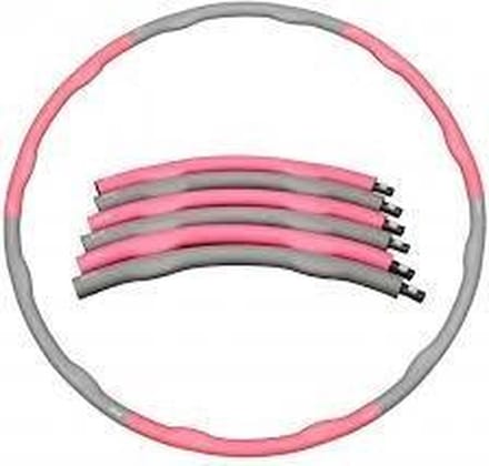 V3-Tec hoelahoep 1.2 kg roze/grijs