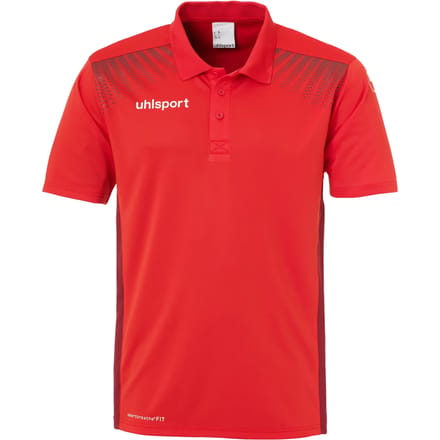Uhlsport Goal Polo Shirt Rood-Bordeaux Maat 140