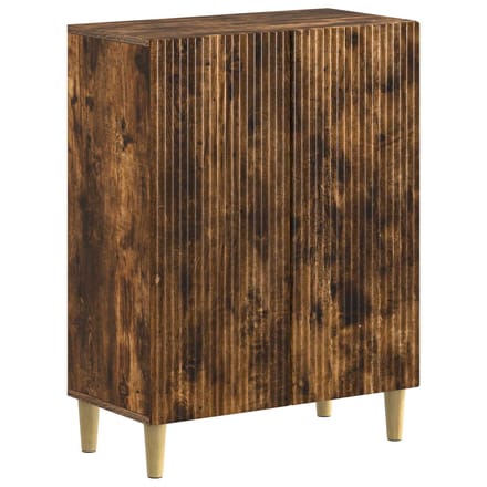 vidaXL - Badkamer - Opbergkast - ARNHEM - Gerookt - eiken - 59,5 - x - 31 - x - 80 - cm