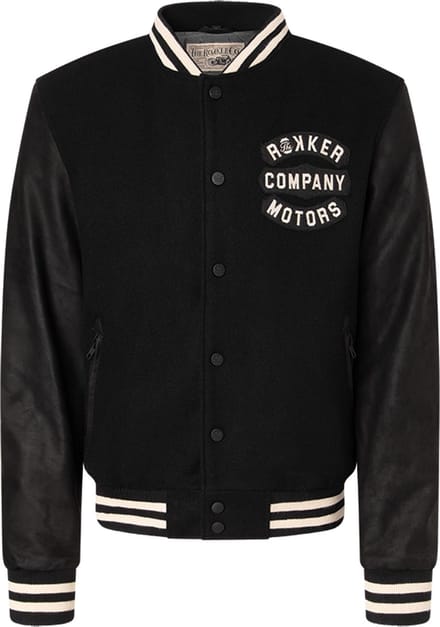 Rokker College Motorfiets Leer/Textieljas -